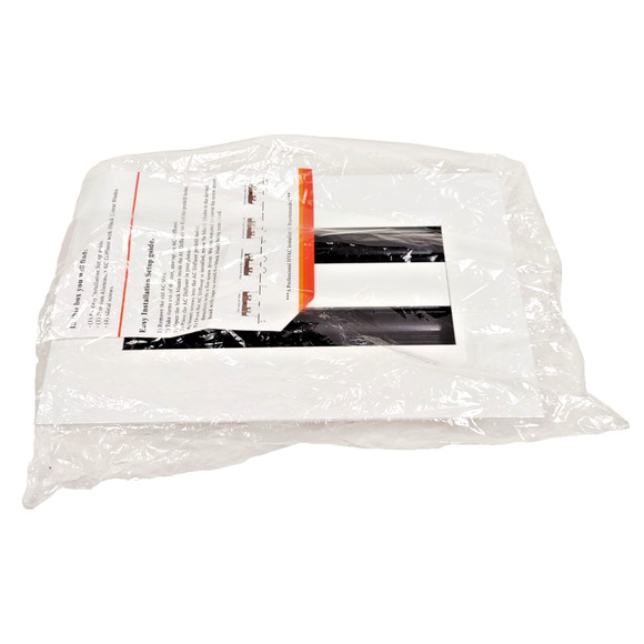 Buildmart Standard Linear Slot Diffuser Modern AC Vent Cover 8" x 4" White Black - Picture 2 of 14